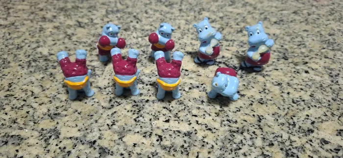Lote coleção Happy Hippos - Kinder Ovo Anos 90