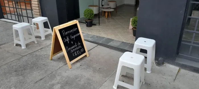 Cavalete para calçada (lousa preta)