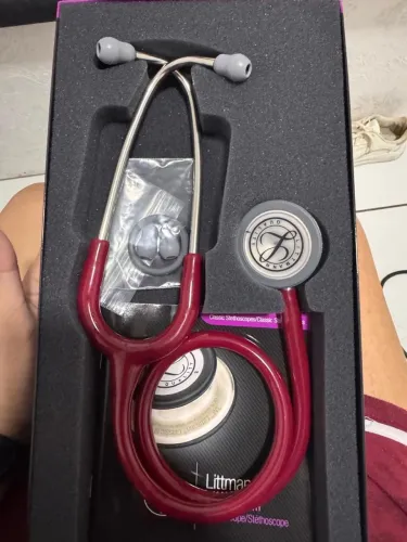 Estetoscópio Littmann Classic III vinho ? original