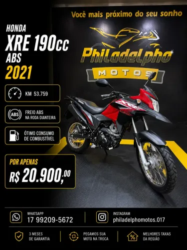 Honda XRE 190 180 cc