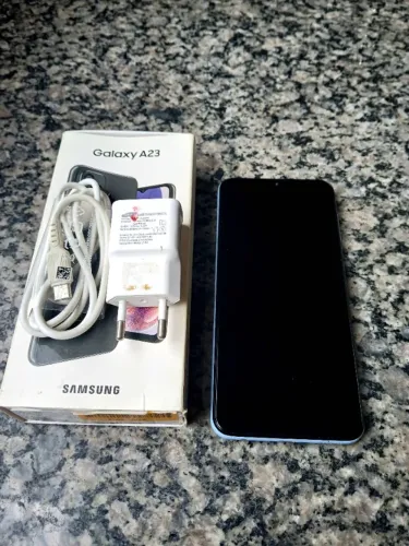 Celular Samsung A 23 Memória 128 Gb + 4Gb Ram + 4 Ram plus, câm. 50 Mg pixel, nota fiscal.