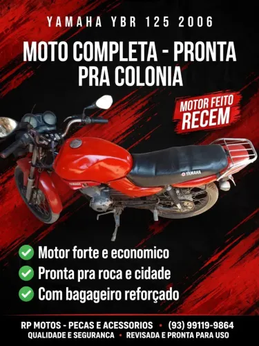 Vendo moto YBR