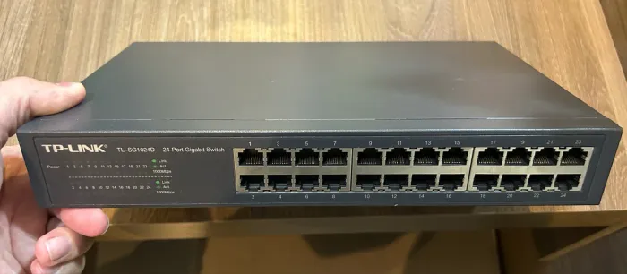 Switch 24 portas gigabit tp link