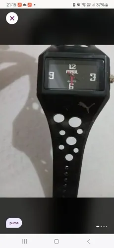 RELOGIO PUMA QUARTZ ESPORTIVO PRETO