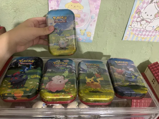 Coleção completa latinhas Pokémon