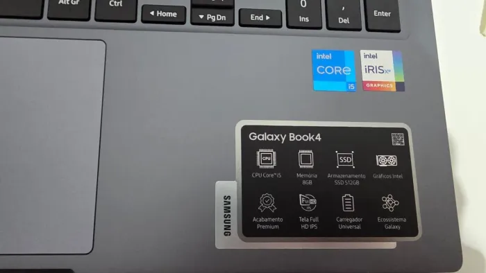 Samsung Galaxy Book4 Novo So para Teste