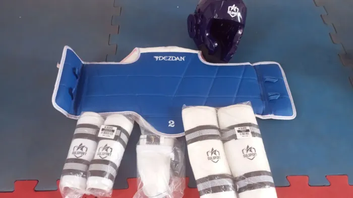 Kit completo NOVO para treino Taekwondo