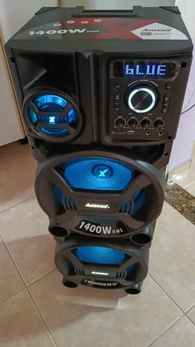 Caixa som anvix torre 1400 ( Novo).
