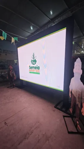 Locação de painel de led, tv de led, datashow com telão