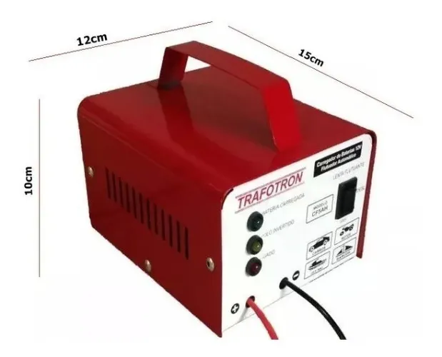 Carregador De Bateria 12v Até 300amperes Cf5 Inteligente