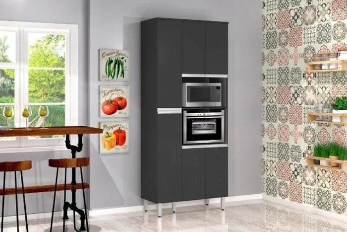Armário de Cozinha Valentina co Paneleiro Duplo !! Pronta Entrega !!