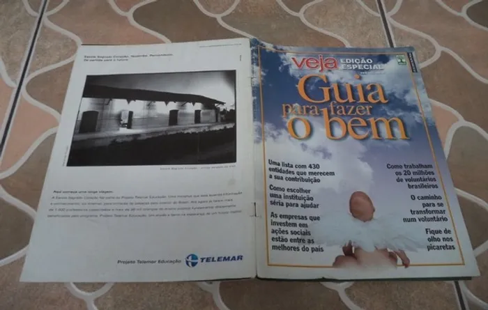 Revista Veja Dezembro 2001 Guia Para Fazer O Bem. Para Colecionadores. 