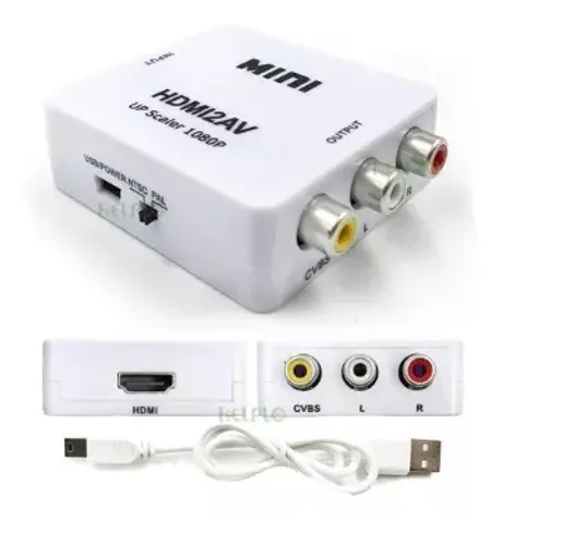 Mini Conversor Hd Vídeo Hdmi X Av Rca - Hdmi2av ( Promoção Jk Eletronicos Atacado e Varejo