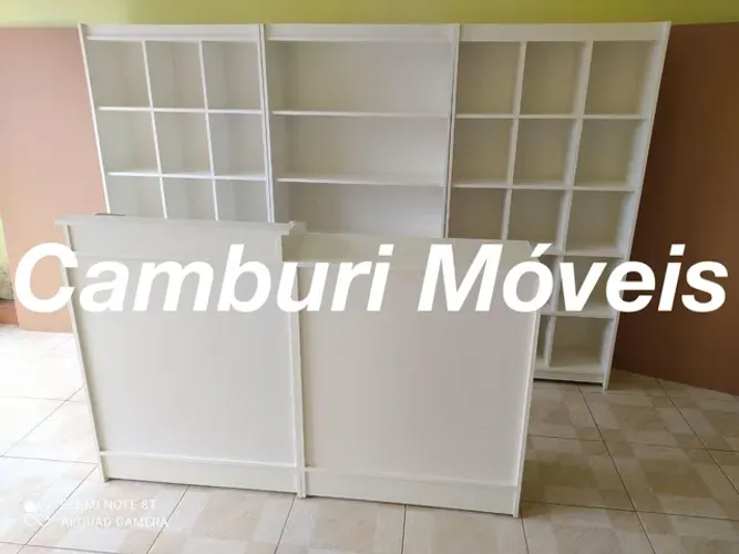 BALCÃO CAIXA FECHADO PRATELEIRA COLMEIA EXPOSITORA - NOVO - ENTREGA RÁPIDA