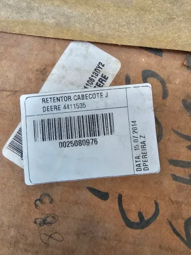 Escavadeira John deere hitachi retentor cabeçote novo original 4411535
