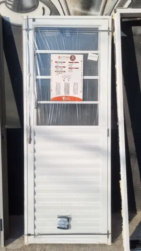 Porta basculante branca Proex