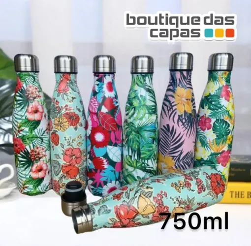 Garrafa alumínio 750ml água suco chá  PROMOÇÃO! ULTIMAS UNIDADES!
