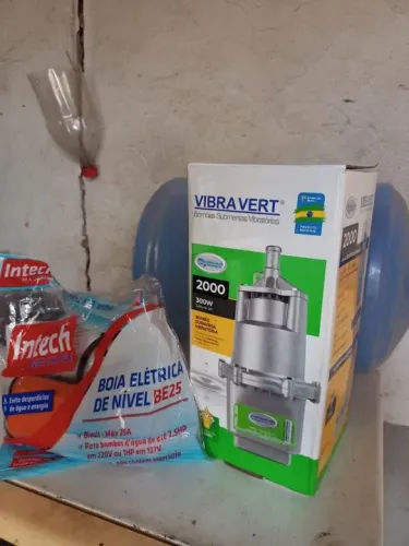 Kit - Boia Elétrica de nível e Bomba submersa 300W