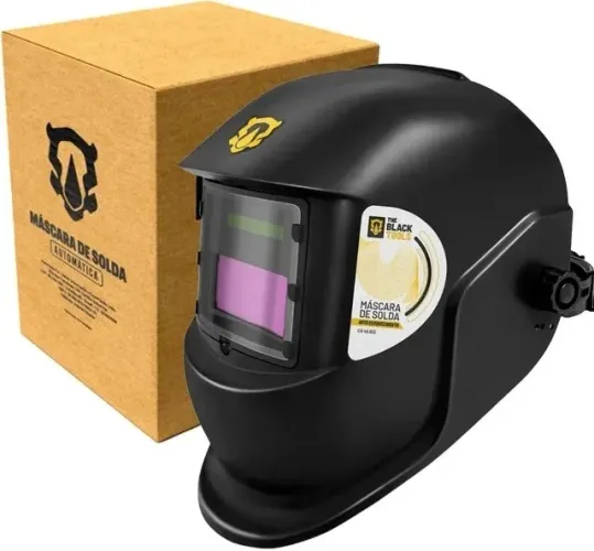 Máscara de Solda Profissional Com Escurecimento Automático DIN 4 a 11 com Garantia