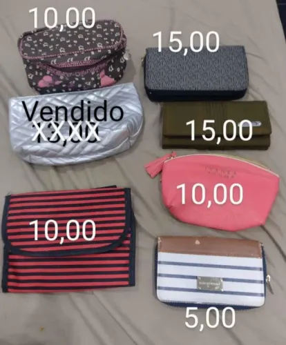 Nécessaire diversos modelos a partir de 5,00