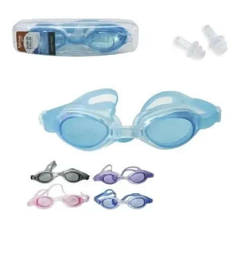 Oculos De Natacao Infanto Juvenil Uv 16cm Wx5507 3pçs
