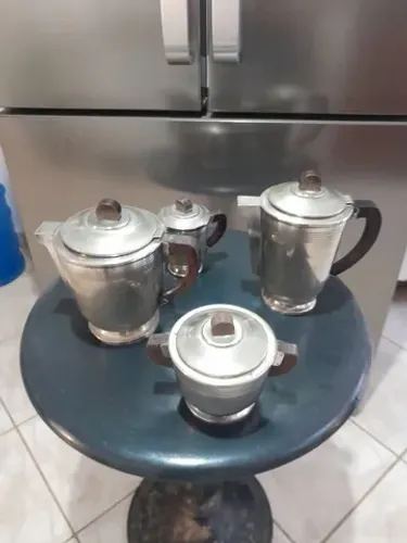 Conjunto de cafe em prata 90 envio para todo o Brasil 