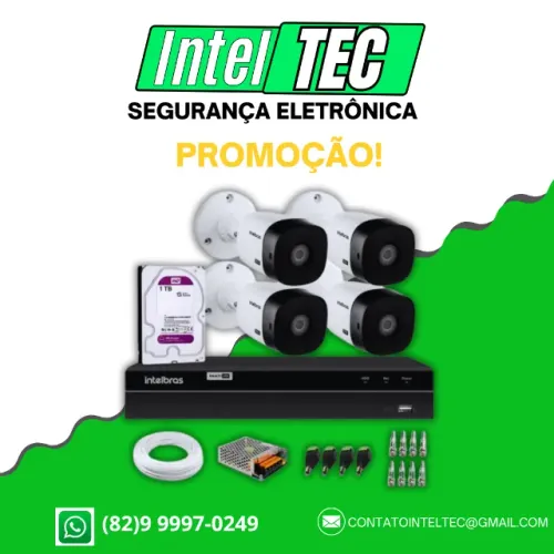 Câmera de Segurança (Kit na Promoção)