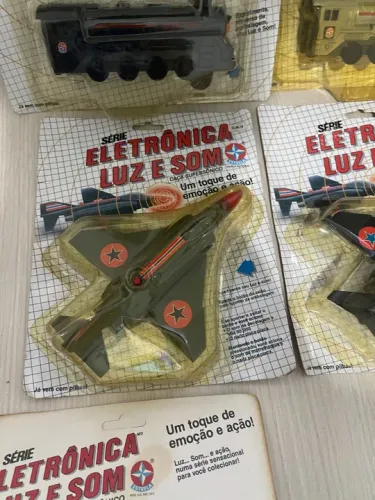 brinquedos antigos Estrela série eletrônica luz e som
