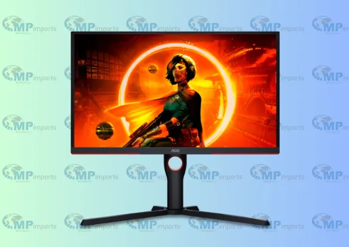 Loja MP Imports: Monitor Gamer AOC 24.5", Wide, 240Hz, Full HD, 0.5ms, DisplayPort e HDMI,