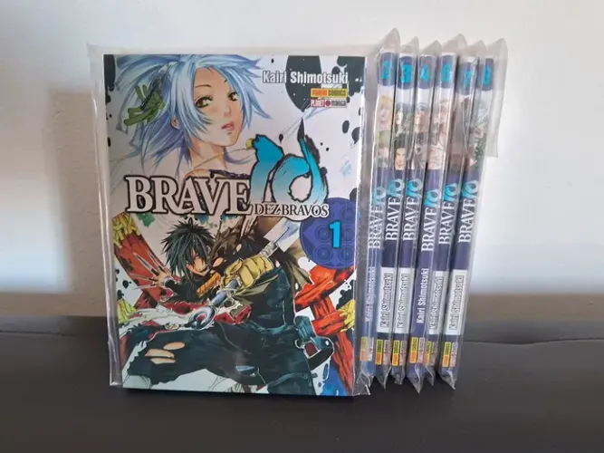 Mangá Brave 10 - Volumes 1 ao 4 + Volumes 6 ao 8