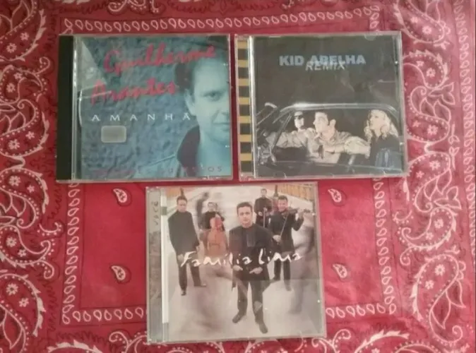 CDs -  Família Lima, Kid Abelha, Guilherme Arantes - Lote
