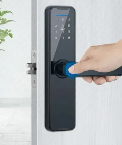 Fechadura Eletrônica Tuya Completa Wifi + Digital + Tag + Português