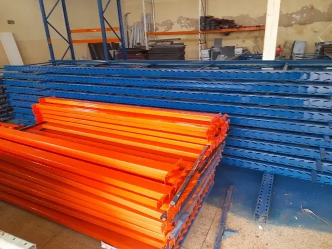 Porta Paletes REFORMADOS material para 1200kg por palete