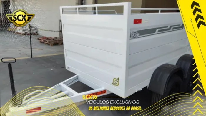 Carretinha Reboque trucada Maior e melhor - Homologada