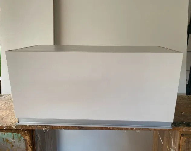 Armário aéreo basculante mdf branco novo 