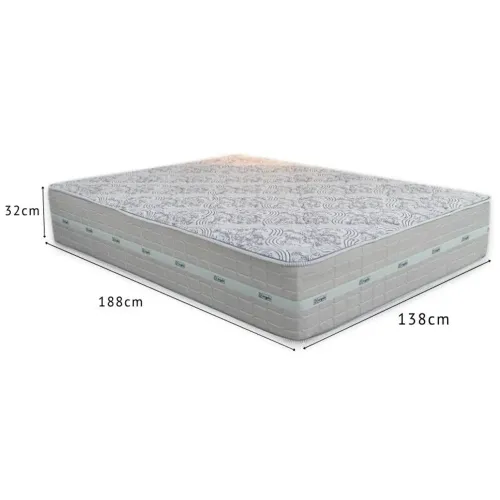 COLCHÃO CASAL MOLAS ENSACADAS COM ALTURA DE 32 CM SURPREENDA-SE!! YETRU
