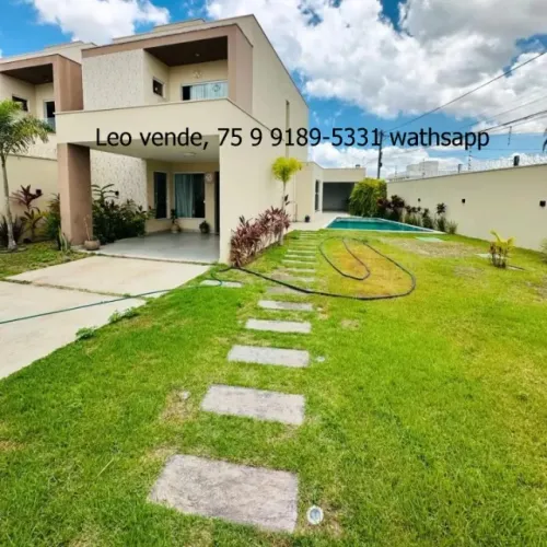 Leo vende, bairro Sim, 3 suítes, closet, piscina, área goumert