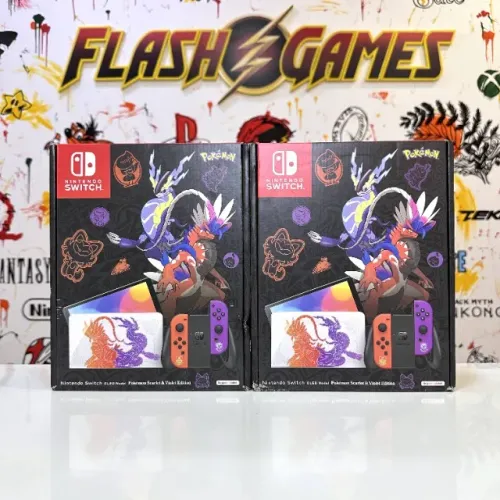 Nintendo Switch Oled 64GB | Edição Limitada Pokémon Scarlet e Violet