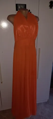 vestido longo de festa cor laranja forrado tam gg...há mais modelos e tamanhos ....zap 119