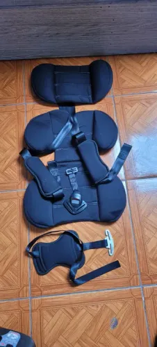 kit completo de cinto de segurança e forro da cadeirinha burigotto