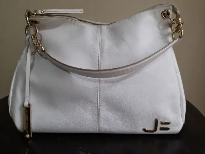 Bolsa de Ombro Branca Jorge Bischoff