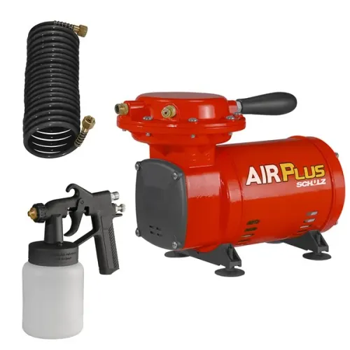 KIT PINTURA + Compressor Portátil Ms 2.3 Air Plus - Schulz NOVO