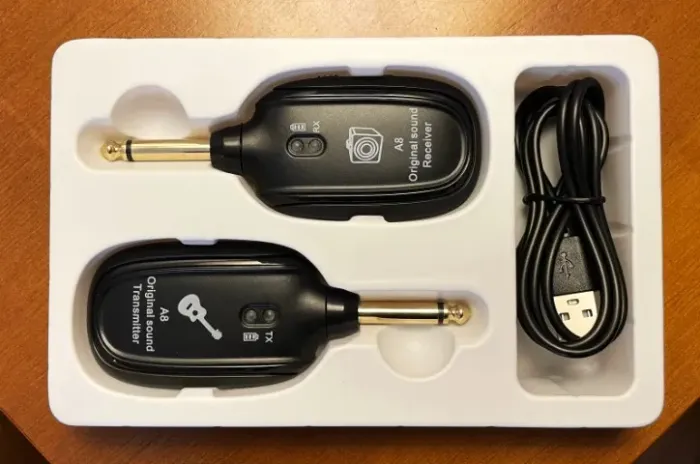 Transmissor Receptor VIKEFON Sem Fio P10 para Instrumentos