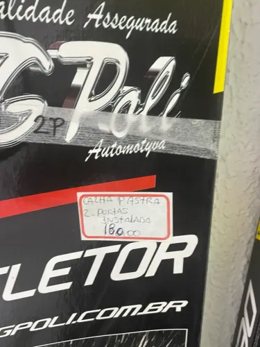 Calha de chuva tg poli Honda new civic 7/11 4p instalado