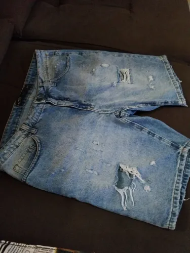 Shorts Jeans Destroyed Masculino C&A