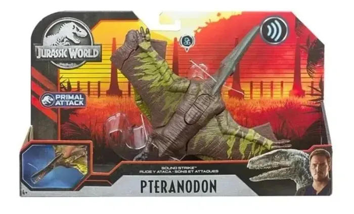 Jurassic World Pteranodon Primal Attack C/ Som Gjn64 Mattel Original Lacrado de Fábrica
