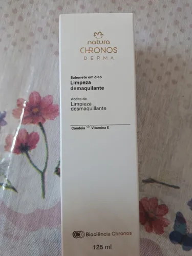 Sabonete em óleo Limpeza Demaquilante Natura Chronos Derma