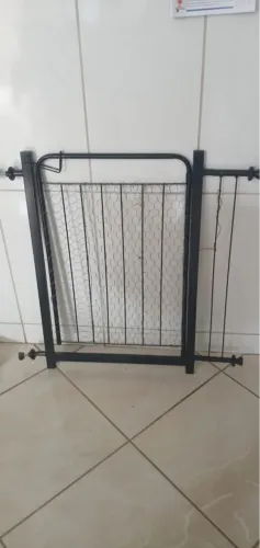 Portão de Aço com Tela para Pet