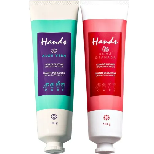 Creme para as Mãos Hands Aloe Vera e Romã Granada