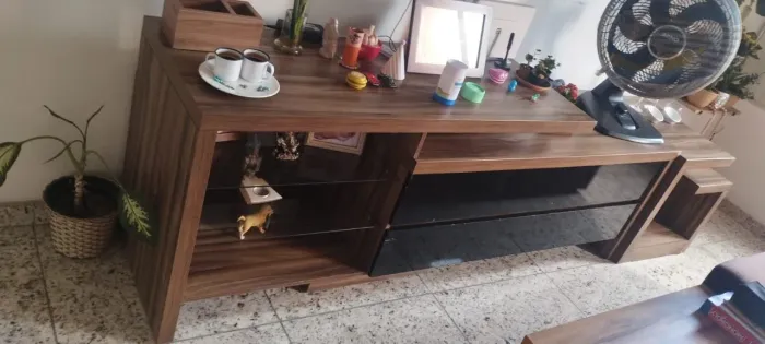 Conjunto Rack, Mesa de Centro e Rack Auxiliar